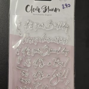 Timbri Scritte in Silicone