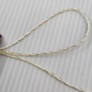 Cordoncino creme/oro