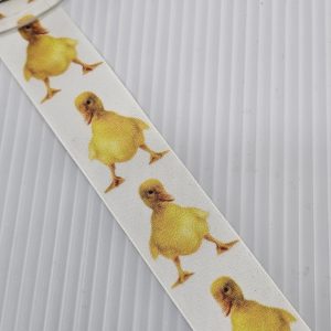 Nastro bianco con pulcino