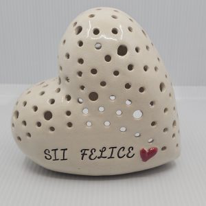 porta Candela in ceramica