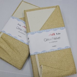 Stoffa Glitterata Doubleface