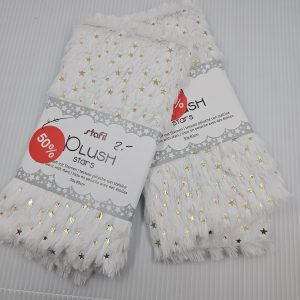 Peluche bianco con Stelline oro