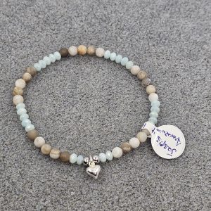 Braccialetto Amazonite, Jaspis