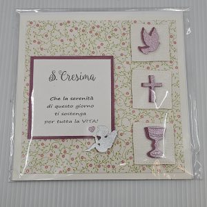 Cartolina Cresima